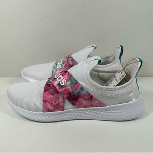 Adidas Puremotion Adapt Women's White New Running Shoes Slip On Sneakers Size 11